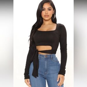 Leeda Tie Waist Top